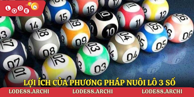 Những lợi ích mà phương pháp nuôi lô 3 số mang lại